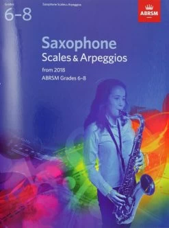 Oxford University Press ABRSM Saxophone Scales & Arpeggios Grades 6-8