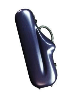 Barnes & Mullins Champion Polycarbonate Shaped Case - Alto Saxophone - Matt Blue