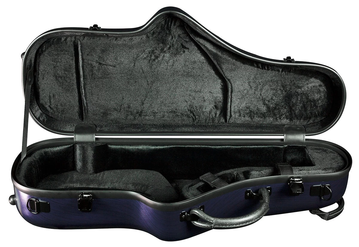 Barnes & Mullins Champion Polycarbonate Shaped Case - Alto Saxophone - Matt Blue 5 Barnes & Mullins Champion Polycarbonate Shaped Case - Alto Saxophone - Matt Blue - Image 3