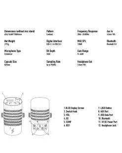 CloudVocal International Cloudvocal FlashTrack DSP Microphone -Saxophone Store cloudvocal flashtrack dsp microphone 998922