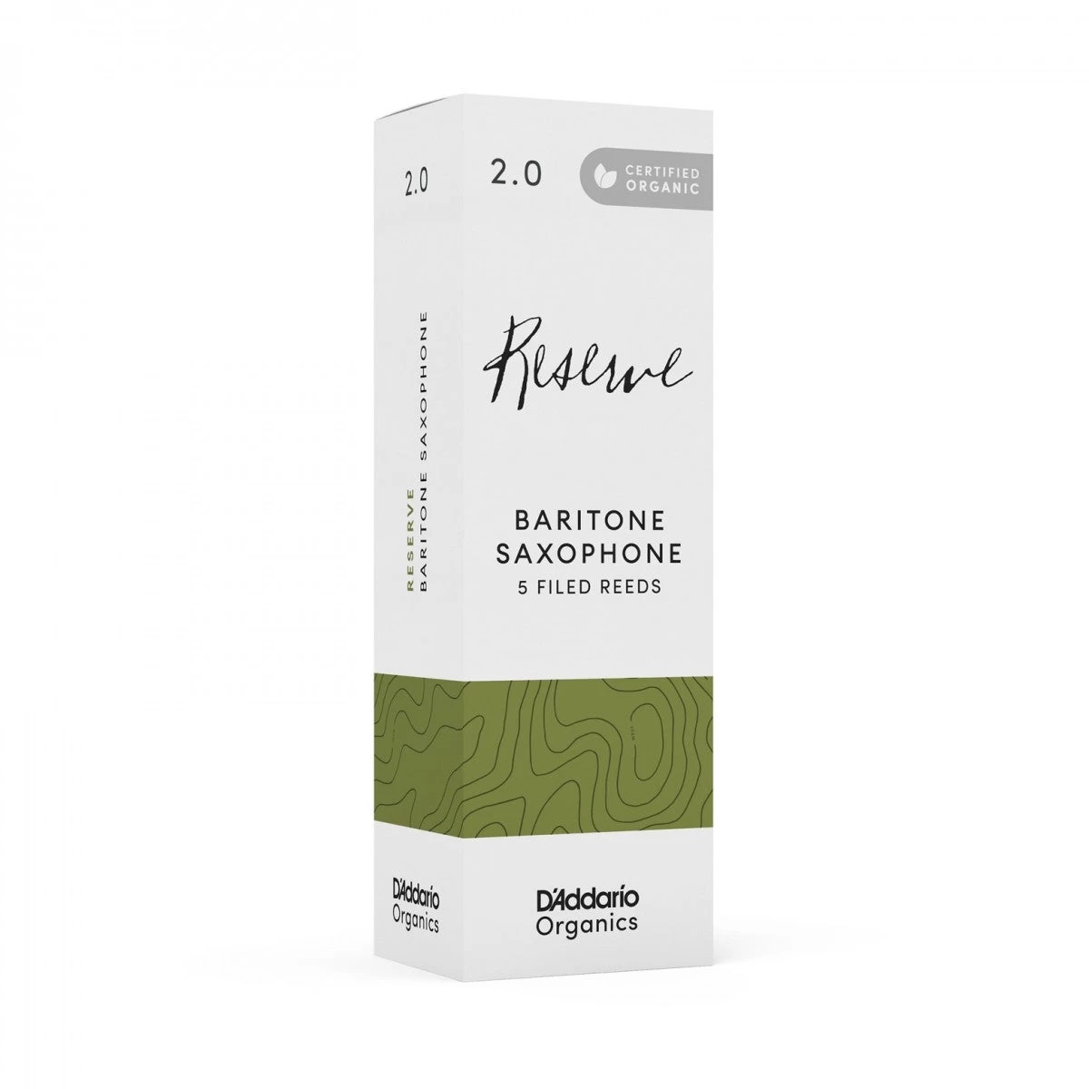 Daddario D'Addario Organic Reserve - Baritone Saxophone Reeds - Box Of 5 4 Daddario D'Addario Organic Reserve - Baritone Saxophone Reeds - Box Of 5 - Image 2