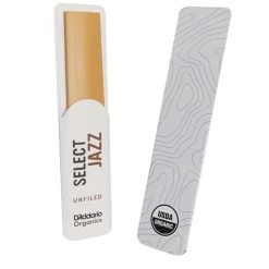 Daddario D'Addario Organic Select Jazz - Baritone Saxophone Reed - Single -Saxophone Store daddario organic select jazz baritone saxophone reed single 506598