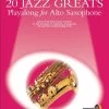 Hal Leonard Guest Spot: 20 Jazz Greats Playalong For Alto Saxophone -Saxophone Store guest spot 20 jazz greats playalong for alto saxophone 400538