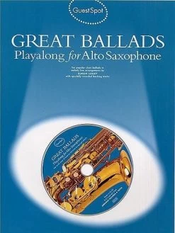 Hal Leonard Guest Spot: Great Ballads Playalong For Saxophone