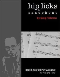 Greg Fishman Hip Licks For Saxophone - Greg Fishman (BK/4CDs)