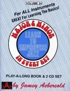 FABER MUSIC DISTRIBUTION LTD Jamey Aebersold Volume 024: Major & Minor
