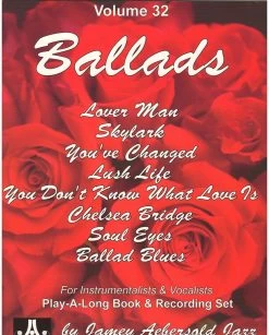 FABER MUSIC DISTRIBUTION LTD Jamey Aebersold Volume 032: Ballads