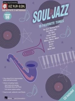 Saxco Jazz Play Along Volume 59: Soul Jazz, 10 Favorite Tunes