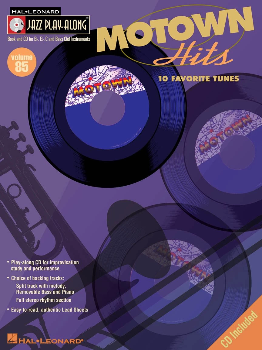 Hal Leonard Jazz Play Along Volume 85: Motown Hits: 10 Favorite Tunes 3 Hal Leonard Jazz Play Along Volume 85: Motown Hits: 10 Favorite Tunes