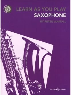 Music Distribution Services Ltd Learn As You Play Saxophone Book & Audio Download- Peter Wastall