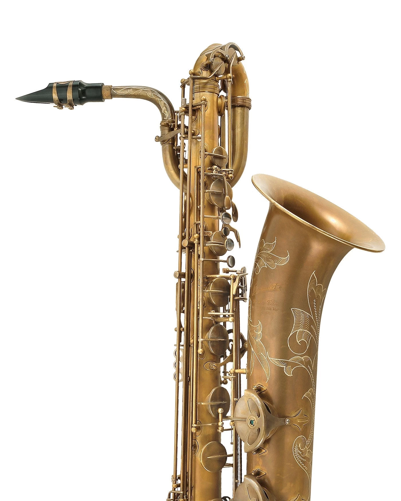 P.Mauriat P Mauriat PMB-300 UL Low A Baritone Saxophone - Unlacquered 4 P.Mauriat P Mauriat PMB-300 UL Low A Baritone Saxophone - Unlacquered - Image 2