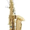 JHS P Mauriat PMSS-2400 GL Curved Soprano Saxophone - Gold Lacquer -Saxophone Store p mauriat pmss 2400 gl curved soprano saxophone gold lacquer 171677