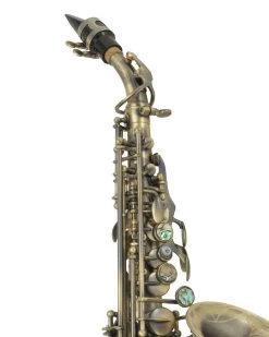 P.Mauriat P Mauriat System 76 DK Curved Soprano Saxophone - Vintage Finish -Saxophone Store p mauriat system 76 dk curved soprano saxophone vintage finish 688662
