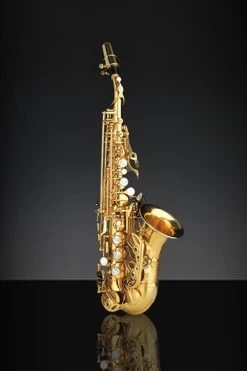 Rampone & Cazzani Rampone & Cazzani R1 Jazz Curved Soprano Saxophone - Brass