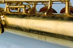 Rampone & Cazzani Rampone & Cazzani R1 Jazz Straight Soprano Saxophone - Gold Plated -Saxophone Store rampone cazzani r1 jazz straight soprano saxophone gold plated 614556
