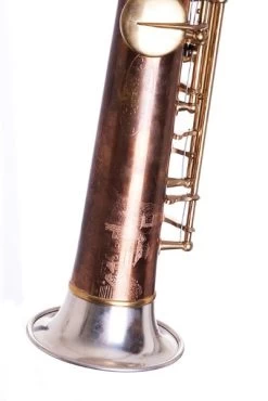 Rampone & Cazzani Rampone & Cazzani R1 Jazz Straight Soprano Saxophone - Two Voices - Silver / Brass -Saxophone Store rampone cazzani r1 jazz straight soprano saxophone two voices silver brass 340715