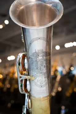 Rampone & Cazzani Rampone & Cazzani R1 Jazz Tenor Saxophone - Two Voices - Silver / Brass -Saxophone Store rampone cazzani r1 jazz tenor saxophone two voices silver brass 529830