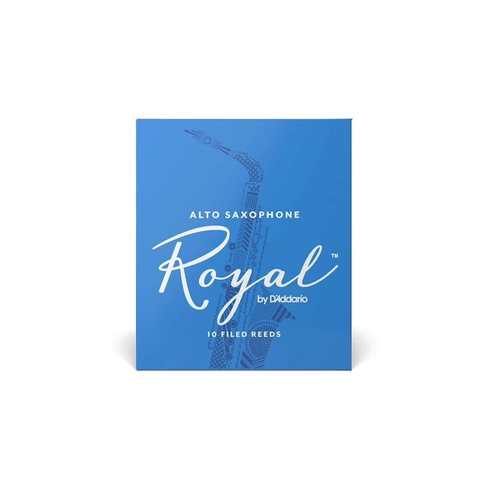 Daddario Royal By D'Addario - Alto Saxophone Reeds - Box Of 10 4 Daddario Royal By D'Addario - Alto Saxophone Reeds - Box Of 10 - Image 2
