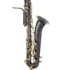 Jinbao Sakkusu Bass Saxophone - Black Nickel Plated -Saxophone Store sakkusu bass saxophone black nickel plated 941114