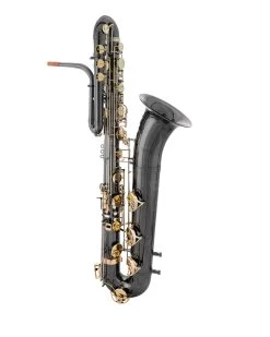 Jinbao Sakkusu Bass Saxophone - Black Nickel Plated