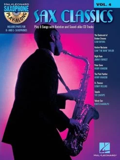 Hal Leonard Sax Classics - Hal Leonard Saxophone Play-Along Volume 4