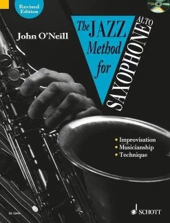 Music Distribution Services Ltd The Jazz Method & Book (Vol 1) - Saxophone - John O'Neill