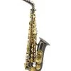Barnes & Mullins Trevor James - SR - Alto Saxophone - Black/Gold Keys -Saxophone Store trevor james sr alto saxophone blackgold keys 918754