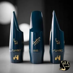 Barnes & Mullins Vandoren Jumbo Java Ebonite - Alto Saxophone Mouthpiece - A45 Blue Edition -Saxophone Store vandoren jumbo java ebonite alto saxophone mouthpiece a45 blue edition 404294