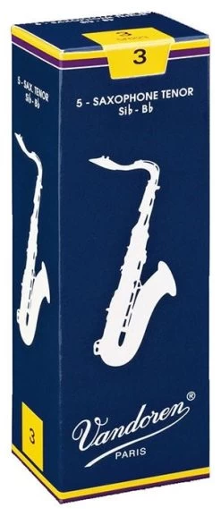 Barnes & Mullins Vandoren Traditional - Tenor Saxophone Reeds - Box Of 5