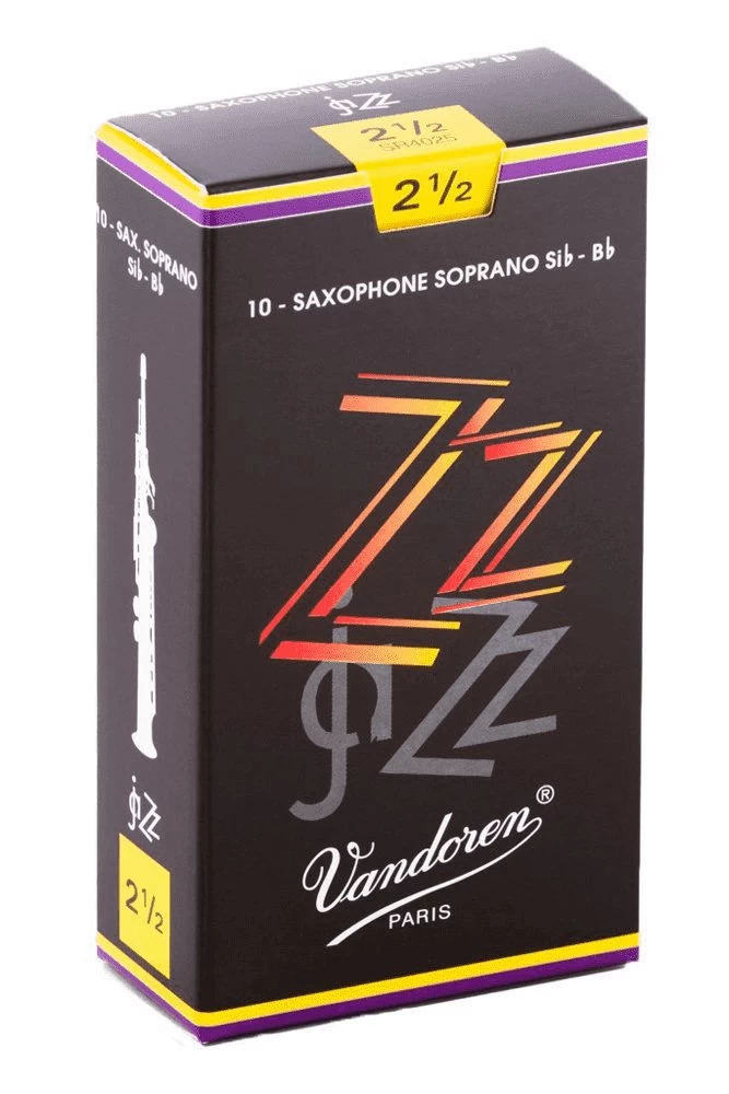 Barnes & Mullins Vandoren ZZ - Soprano Saxophone Reeds - Box Of 10 3 Barnes & Mullins Vandoren ZZ - Soprano Saxophone Reeds - Box Of 10