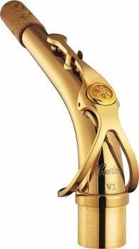 Yamaha Yamaha Custom V1 Alto Sax Neck - Large Bore - Gold Lacquer